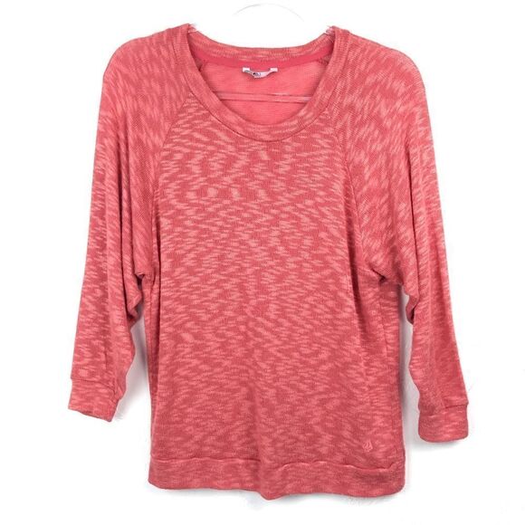 Volcom Long Sleeve Oh Boy Sweater Top Small - Picture 1 of 8
